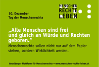Alle Menschen sind frei...