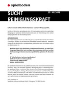 Wir suchen Reinigungskräfte