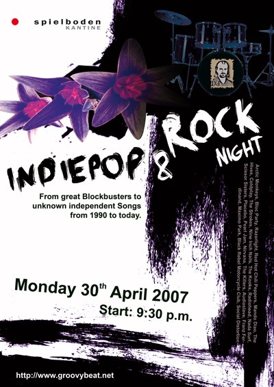 Indie Rock and Pop Night