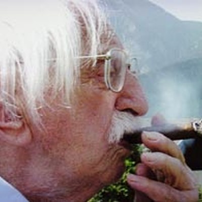 Der Mann und die Berge