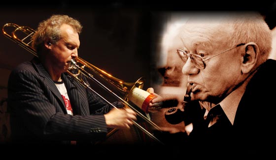 Christian Muthspiel und Ernst Jandl