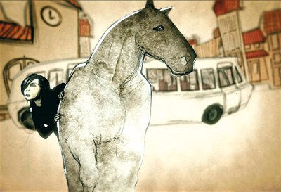 Der Conny ihr Pony