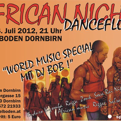 African Dancefloor Night mit DJ Bob