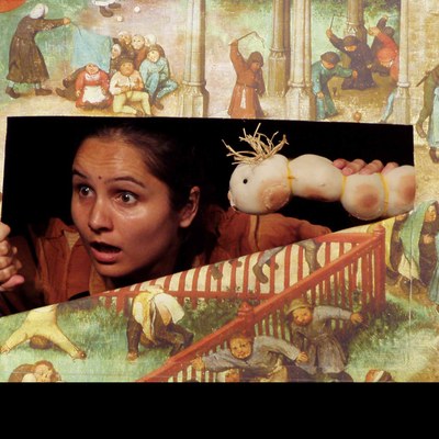 Karin Schäfer Figurentheater   Da ist der Wurm drinn Nr. 1