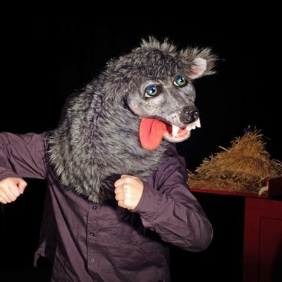 drei kleine Schweinchen   der Wolf 15.3.14