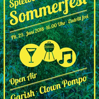 Plakat SpielbodenSommerfest