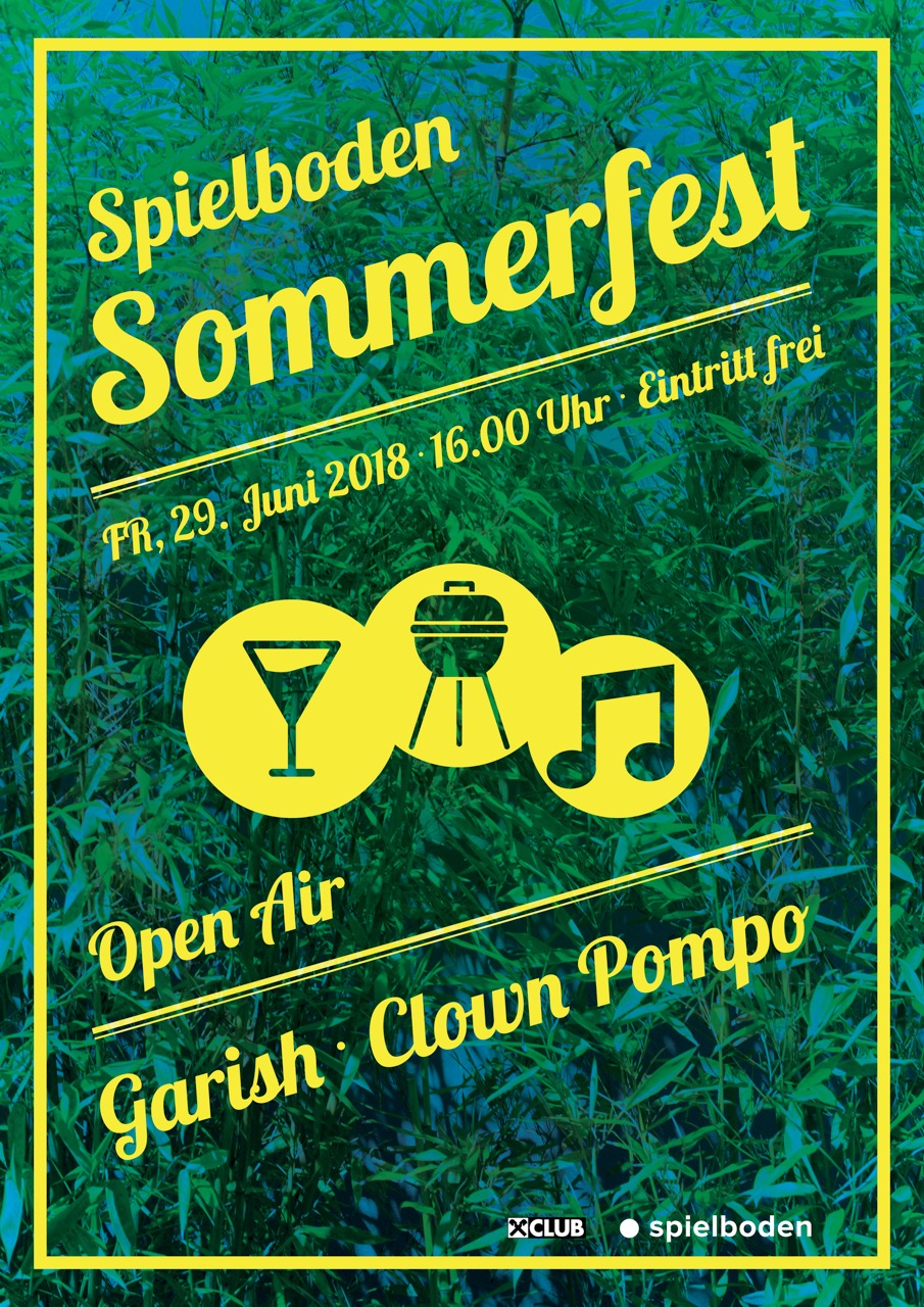 Plakat SpielbodenSommerfest