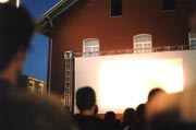 Zuschauer Open Air Kino