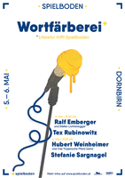 Wortfärberei – Literatur trifft Spielboden: Ralf Emberger und Tex Rubinowitz