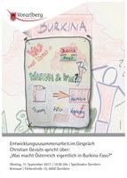 Entwicklungszusammenarbeit im Gespräch: Christian Geosits